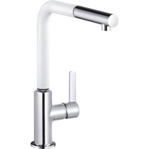Смеситель для кухни Kludi L-ine 408519375 S хром, белый