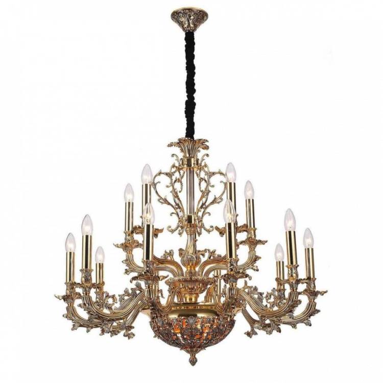 Подвесная люстра Lucia Tucci Firenze 1780.15.3 Antique Gold