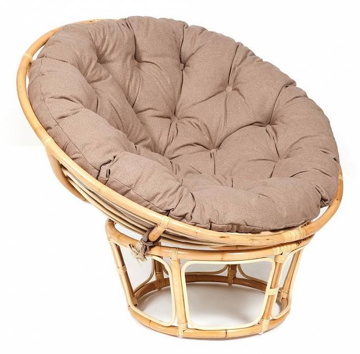 Кресло Tetchair Papasan Eco 13766 натуральный, коричневый