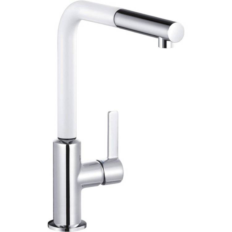 Смеситель для кухни Kludi L-ine 408519375 S хром, белый