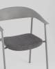 Стул Stool Group Eila PC018-C grey с подушкой, серый фото 8