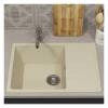 Мойка кухонная Uperwood Econ UPD-506 4910201240 бежевая матовая, 60x42 фото 2