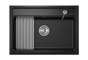 Мойка кухонная Granula Kitchen Space KS-7301 черный