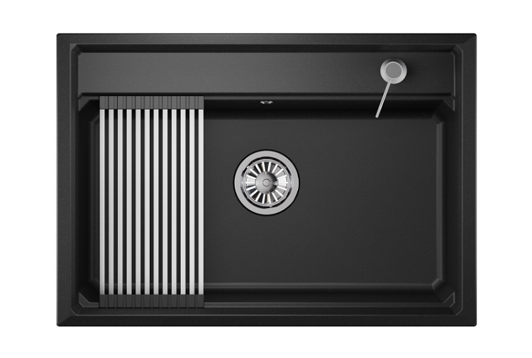 Мойка кухонная Granula Kitchen Space KS-7301 черный