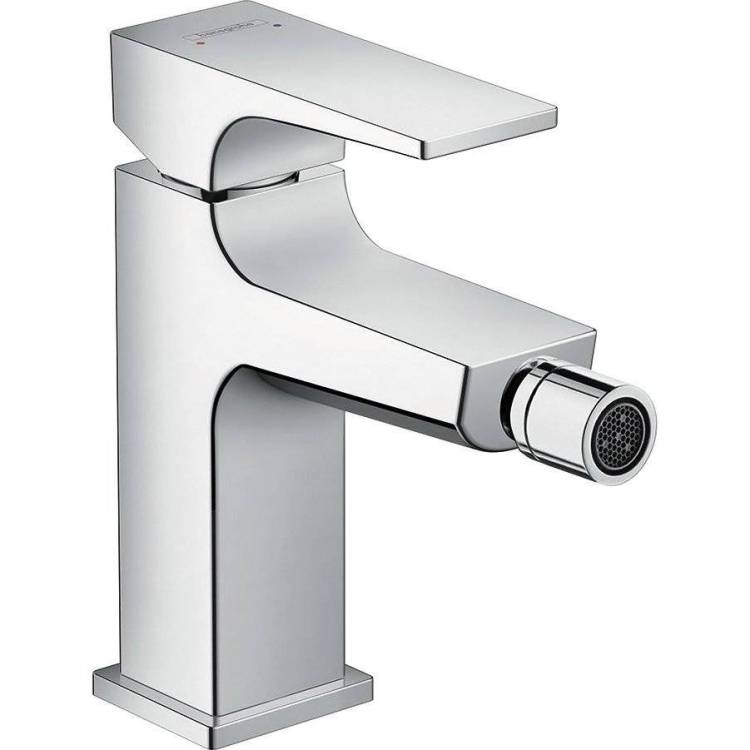 Смеситель для биде Hansgrohe Metropol 32520000 Push-Open с донным клапаном
