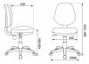 Кресло компьютерное Бюрократ CH-W213/TW-55 1162174 голубой фото 6