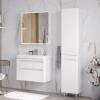 Шкаф-пенал Equil Nice 40 pnNICE40.KZ-05 напольный с корзиной белый, 185x40 фото 4