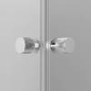 Душевой уголок AM.PM X-Joy W94G-403-10080-MТ Square Slide 100х80, матовый хром, прозрачное фото 7