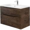 Тумба с раковиной BelBagno Marino H80 rovere moro фото 4
