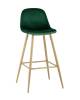 Стул барный Stool Group Валенсия BC-91003C green HLR-56 DUAL зеленый, ножки цвет дерево