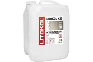 Латексная добавка Litokol Idrokol X20-М для цементных растворов Белый 20 кг