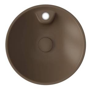 Раковина Isvea SistemaY Soft 10SY65045SV-2H 45 см, коричневая матовая