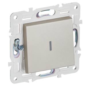 Выключатель 1-клавишный IEK Skandy SK-V10-1-10-K37 шампань