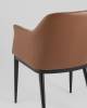 Стул обеденный Stool Group Itan DC1122 997-7+ PU8161s коричневый с коричневой экокожей фото 3