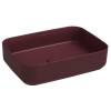 Раковина Isvea Infinity 10NF65050SV-2R бордовый матовый, 50x36 фото 2