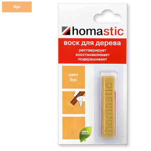 Воск для восстановления паркета и ламината Homakoll Homastic Бук (30 г)