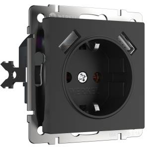 Розетка с заземлением Werkel W1171508