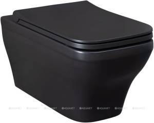 Чаша подвесного унитаза Allen Brau Infinity 4.21011.31 черный матовый, без сиденья