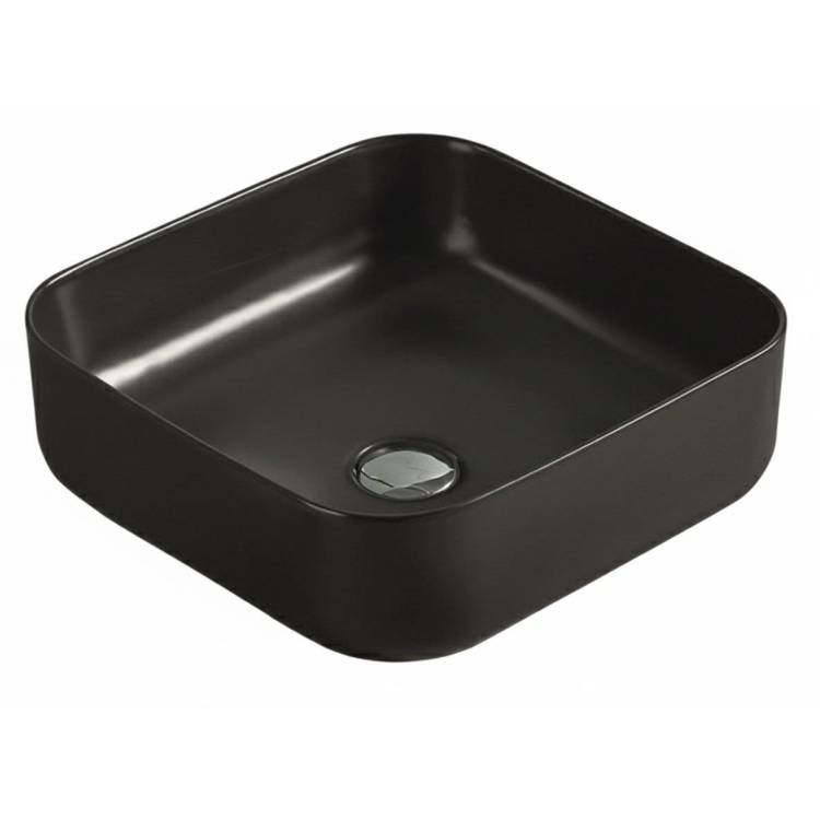 Раковина Art&Max AM-78110-MB 39 см, черная матовая