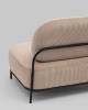 Диван Stool Group Стоун vd-dv-stone-cl-cream бежевый, велюр рельефный фото 8
