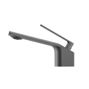 Смеситель для раковины Black&White GF-7104-GM оружейная сталь