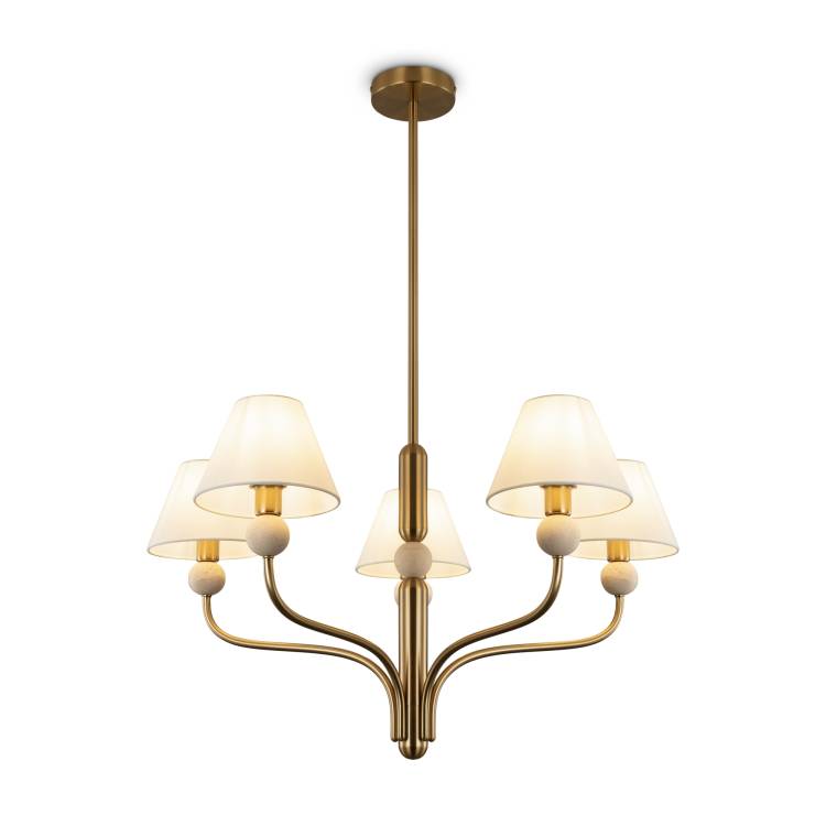 Подвесная люстра на штанге Freya Aurelia FR2058PL-05BS