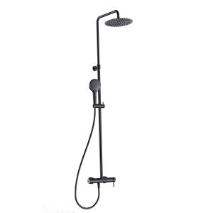 Душевая стойка AQUAme AQM8011MB черная матовая