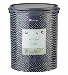 Краска интерьерная акриловая Mons Satin полуматовая база P 4.5 л