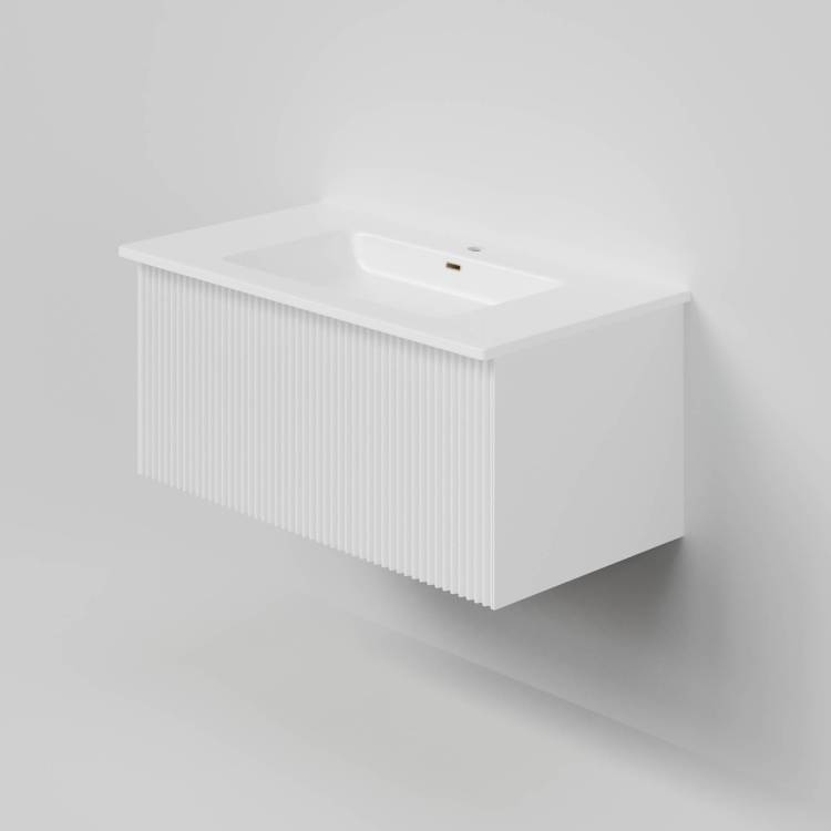 Тумба под раковину La Fenice Terra Bianco 80 белый матовый