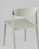 Набор из 4 стульев Stool Group Moris SL-7089 green 90455 X4 серо-зеленый, пластик фото 4