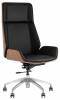 Кресло компьютерное Stool Group TopChairs Crown SN A312 8383-29 walnut back черный