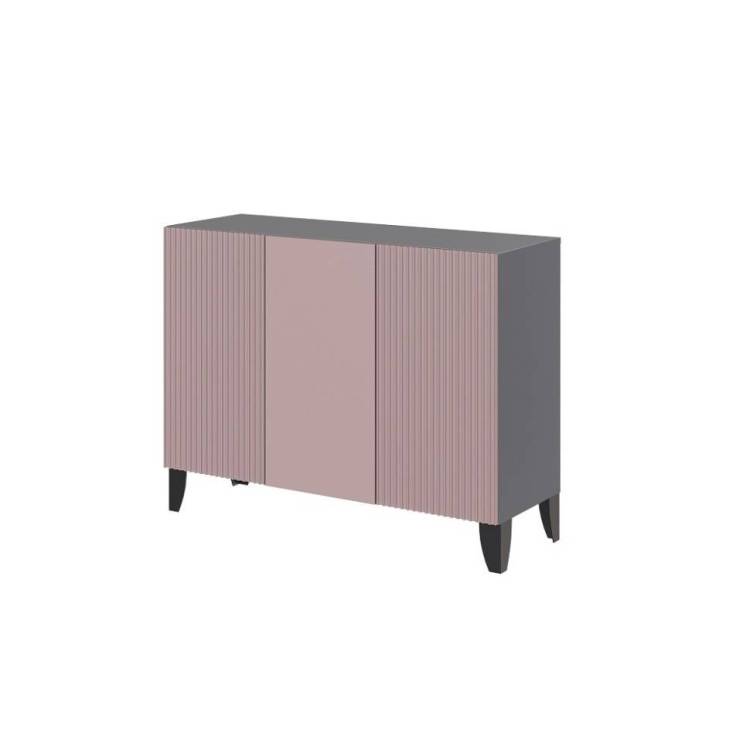 Комод ТЭКС Сириния 00-00143236 серый/розовый
