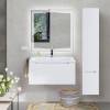 Шкаф-пенал Belbagno Etna-M ETNA-M-1500-2A-SO-BL-R 30x30x150 Bianco Lucido подвесной с двумя распашными дверцами с доводчиками, правосторонний фото 6
