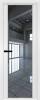 Межкомнатная дверь Profil Doors 2 AGP цвет профиля Вайт, стекло безопасное 6 мм зеркало 800x2000