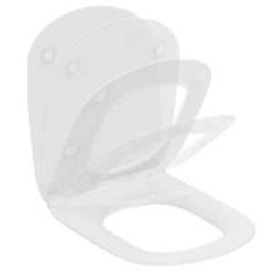 Крышка-сиденье Ideal Standard Tesi T3527V1 с микролифтом, Silk White (Белый матовый)
