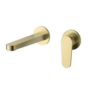 Смеситель для раковины AQUAme Novara AQM6915BG брашированное золото