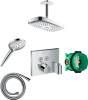 Душевой комплект Hansgrohe Raindance Select E 300 (2 jet) 27384000 + 26530000 + 28272000 + 15765000