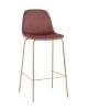 Набор из 2 барных стульев Stool Group Валенсия SN OS-001B HLR-44 gl X2 пыльно-розовый, золотые ножки фото 2