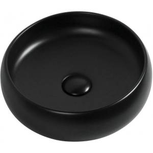 Раковина Aquanet Round ROUND-1-MB 35 см, черная матовая