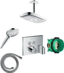 Душевой комплект Hansgrohe Raindance Select E 300 (2 jet) 27384000 + 26530000 + 28272000 + 15765000