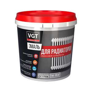 Эмаль для радиаторов VGT ВД-АК-1179 ПРОФИ матовая супербелая 1 кг