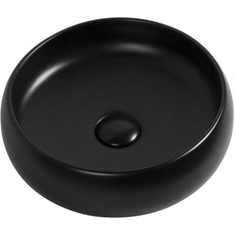 Раковина Aquanet Round ROUND-1-MB 35 см, черная матовая
