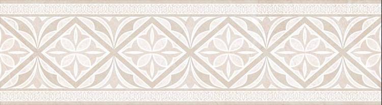 Бордюр Global Tile Gestia B24GE3401TG Бежевый 7.7x27