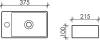 Рукомойник Ceramica Nova Element CN5008 L фото 7