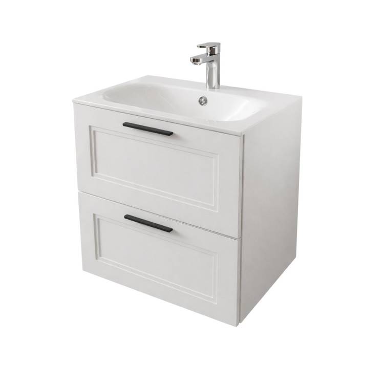 Тумба с раковиной Terminus Classik CLA10602900301O белый, 60x62