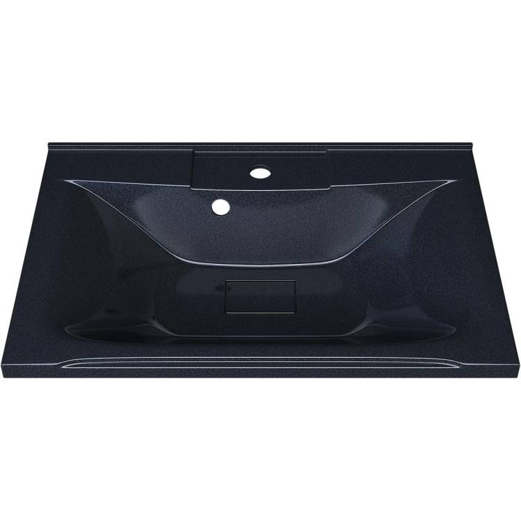 Раковина Uperwood Elen 291120422 черный металл, 74.3x44.5