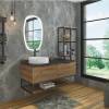 Стеллаж Comforty Порто-50 00-00000829 подвесной, дуб темно-коричневый фото 5