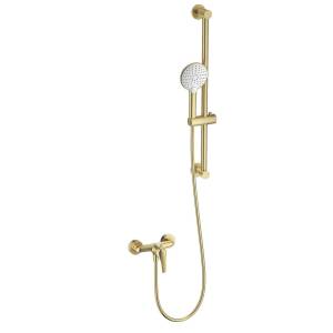 Смеситель для душа Wonzon & Woghand WW-4570-BG с душевым гарнитуром, брашированное золото