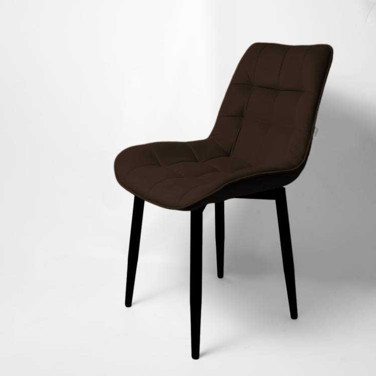 Стул Арника Бостон 00-00273291 белый матовый Velutto 24 шоколад