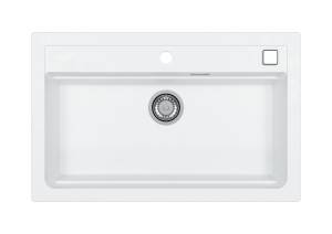 Мойка кухонная Alveus Granital Atrox 40 1140443 Arctic - G11 с сифоном, 79x50